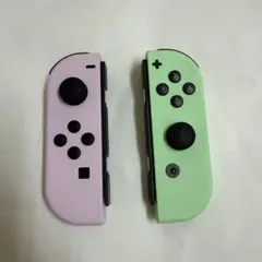 【美品】Joy-Con パステルパープル/パステルグリーン