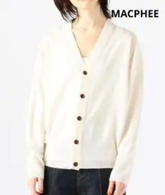 トゥモローランド ニットカーディガン カシミヤ混 グレー MACPHEE