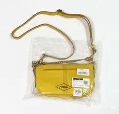 FOSSIL イエロー ショルダーバッグのサムネイル
