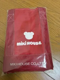未使用 ミキハウス トートバッグ 赤のサムネイル