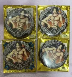 ワンピース 海賊袋 輩缶バッジ 白ひげ & エース | Mercari