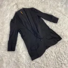 ロイヤルパーティー テーラードジャケット 羽織り フォーマル (38) 黒