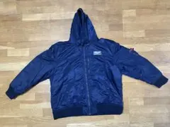 ALPHA INDUSTRIES フード付きジャケット ネイビー 5Lサイズ