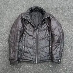 00s archive ダウンジャケット y2k お兄系 グランジ 短丈 光沢