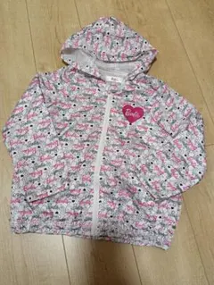 Barbie キッズ ジップアップパーカー 120cmのサムネイル