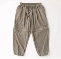 SFC ナイロンパンツ 2WAY コンバーチブル イージーパンツ ベージュ 