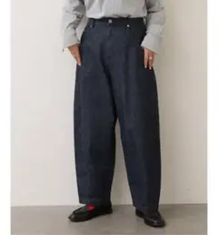 ジャーナルスタンダードレリューム　和紙　5ポケット　デニム　クロップドパンツ