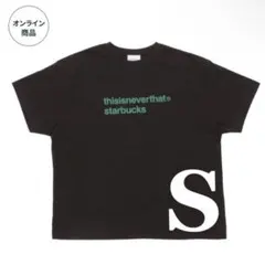 thisisneverthat starbucks Tシャツ オフブラック L - メルカリ