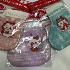 【ちいかわ】クリスマスソックスオーナメント3種