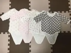 ロンパース 長袖 肌着 キルト キルティング まとめ 4枚セット サイズ70