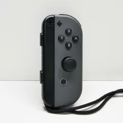 【純正品】Joy-Con ジョイコン　グレー　灰色　黒色　R　右　ストラップ付き