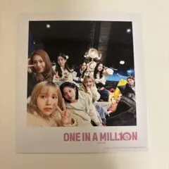 TWICE 映画 ONE IN A MILL10N 入場者特典 フォトカード