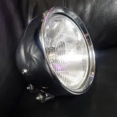 SR400 デイトナ ビンテージヘッドライト クロームメッキ ステー付き SR400 デイトナ ビンテージヘッドライト クロームメッキ ステー付き