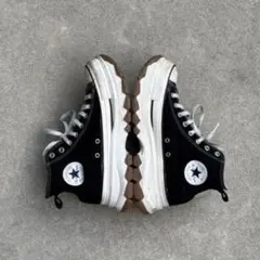 26.5 コンバース オールスタートレックウェーブ ハイカット　厚底　ガムソール