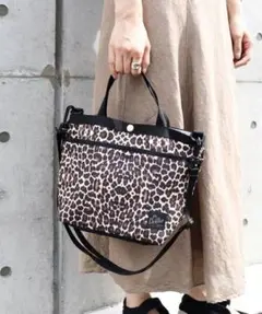 【美品】SHIPS別注 ドリフター Drifter 5ポケットトート レオパード