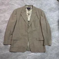 90s トミーヒルヒィガー テーラードジャケット usa製 チェック柄 42R