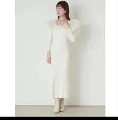 スナイデルパフスリーブワンピース