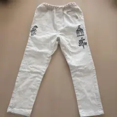 新品クレードスコープホワイトロングパンツ120