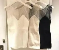 【新品未使用】snidel トップス 黒 タンクトップ スナイデル