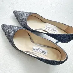 JIMMY CHOO グリッターハイヒール