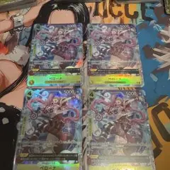 ワンピースカード ペローナ パラレル 4枚セット