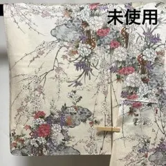 専用C186正絹　袷　小紋　金彩　未使用しつけ付極美品　着物