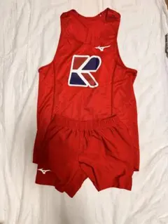 Mizuno ランニングウェア レッド