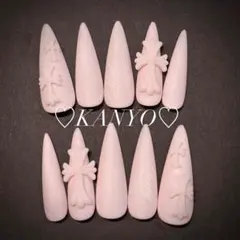 現品 ネイルチップ クロス　十字架　シズニルック 痛ネイル　グランジ