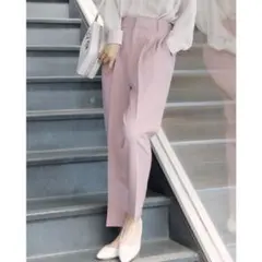 イング センタープレス パンツ ピンク フリー