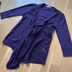 any sis 変形カーディガン 紫