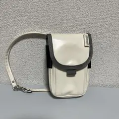 LeSportsac スマホショルダーバッグ クリア ベージュ - メルカリ
