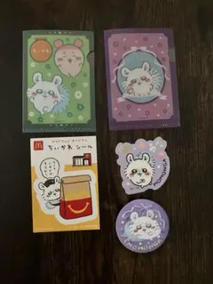 モモンガ刺繍缶バッジセットのサムネイル