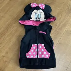 BABYDOLL ミニーマウス フード付きベスト 90