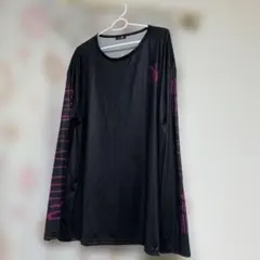 NieR ☆ 長袖Tシャツ 黒 プリント入りのサムネイル