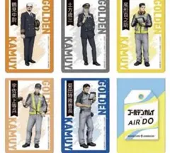 未使用*AIRDO×ゴールデンカムイ 尾形&宇佐美&ロゴ ステッカー3枚セット