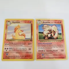 ポケモンカード　英語版　旧裏　2枚　ギャロップ・ウィンディ　海外版