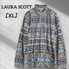 LAURA SCOTT 【XL】フリース 長袖 トップススウェット ユニセックス