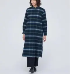 無印良品　フランネルワンピース