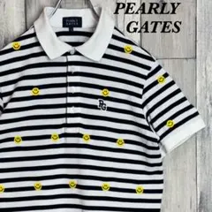 PEARLY GATES ポロシャツ Lサイズ パーリーゲイツ ニコちゃん - メルカリ