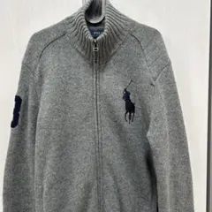 ラルフローレン フルジップニットカーディガン