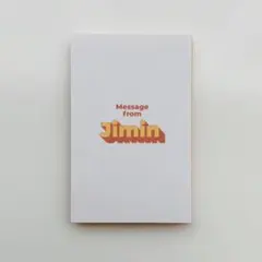 BTS Butter メッセージカード ジミン