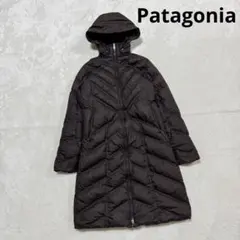 パタゴニア ダウンコート キルティング グースダウン Aライン ブラウン XS