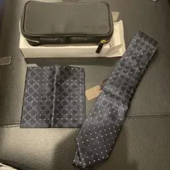 COMME CA MEN ネクタイ ポケットチーフ セット