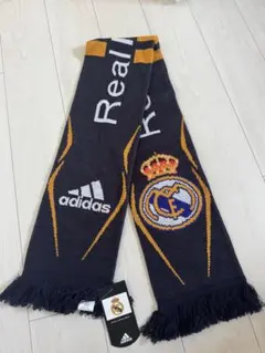 신품 미사용 adidas 레알 마드리드 축구 수건 머플러