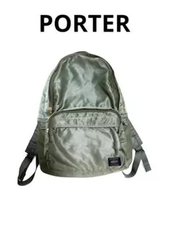 廃盤品　PORTER ポーター　タンカー　リュック　セージグリーン　A4収納のサムネイル