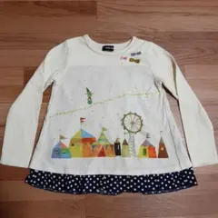 クレードスコープ 120 コロボックルコラボ Aライン長袖カットソー ロンT