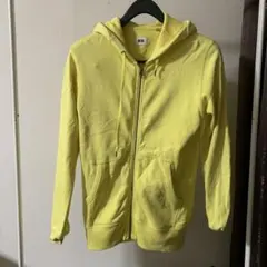 UNIQLO フルジップパーカー イエロー Sサイズのサムネイル