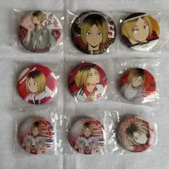 ハイキュー‼︎ 孤爪研磨　缶バッジ　9点