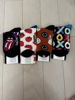《新品・未使用》Happy Socksソックス 4足セット23 ～25.5のサムネイル