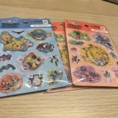 韓国限定　ポケモンウォーターステッカー　2種4枚セット